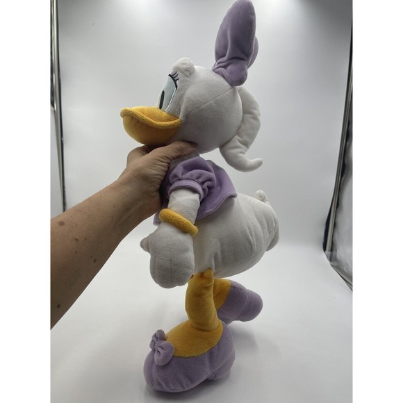 Disney Store Daisy Duck 15" Plush Purple Stuffed Animal Original Authentic - Picture 3 of 8